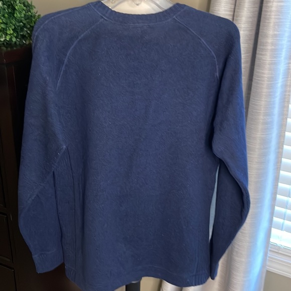 The North Face mens wool blend medium navy sweater - Picture 6 of 6